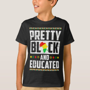 Hübsche schwarze und gebildete Frauen Schwarze Ges T-Shirt