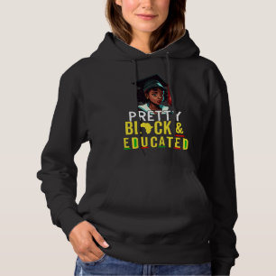 Hübsche schwarze und gebildete Kinder Jugendliche  Hoodie