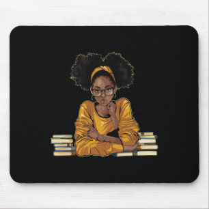 Hübsche schwarze und gebildete schwarze Amerikaner Mousepad