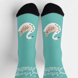 Hübsche Schweizer Volkskunst zu Weihnachten in Bla Socken