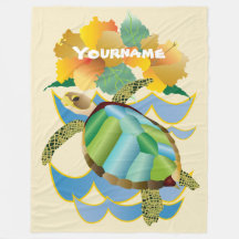 Hübsche Seeschildkröte-tropische gelbe