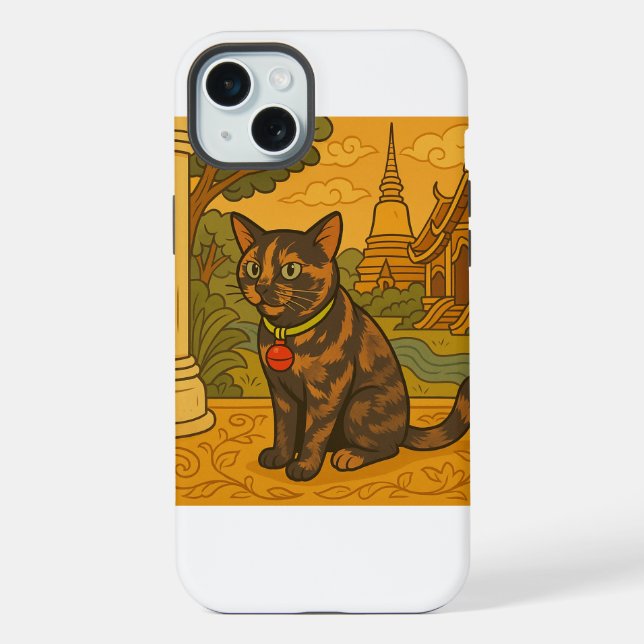 Hübsche Siam-Katze iPhone-Hülle iPhone Hülle (Rückseite)