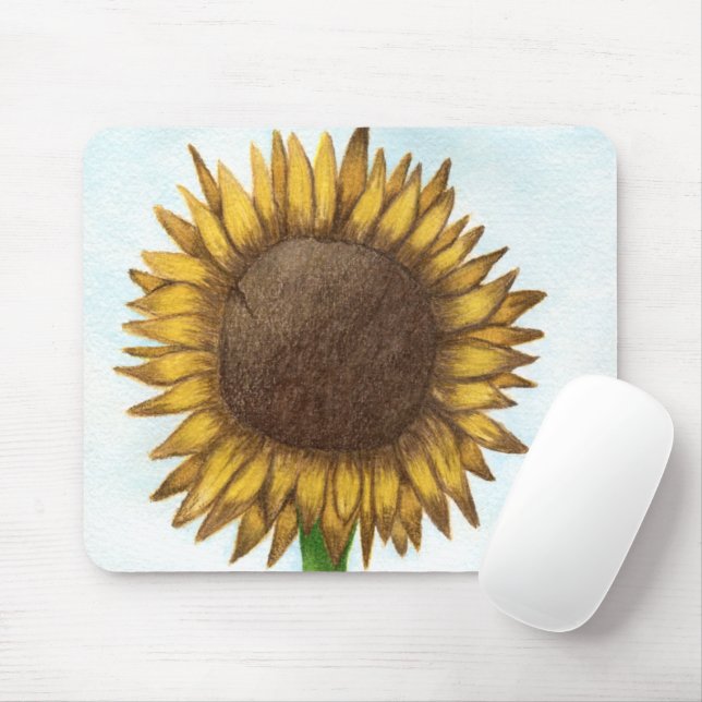 Hübsche Sonnenblume Mousepad (Mit Mouse)