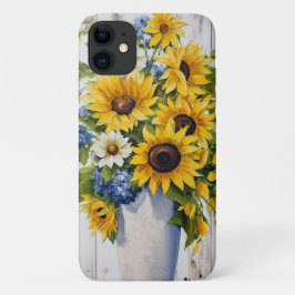 Hübsche Sonnenblumen-Blume Case-Mate iPhone Hülle