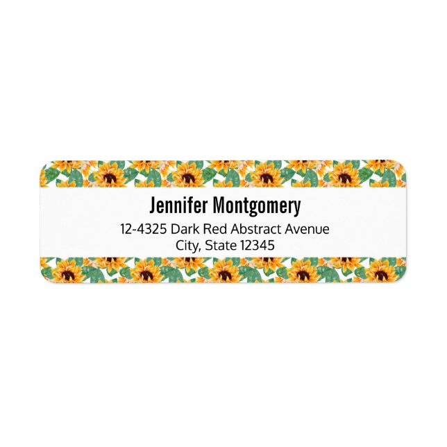 Hübsche Sonnenblumen Gelb und Grün (Vorne)