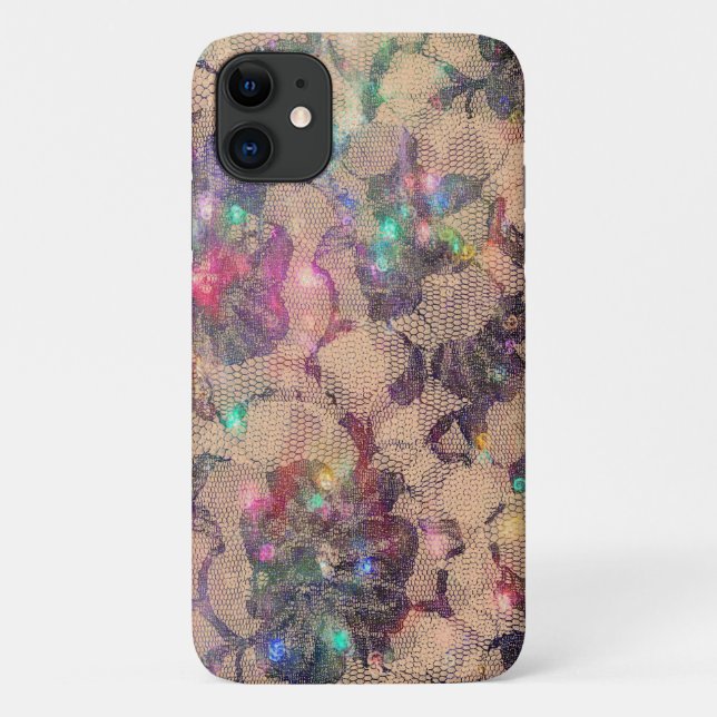 Hübsche Spitzenrosen Case-Mate iPhone Hülle (Rückseite)