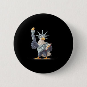Hübsche Statuenkostüme für Patriotische Kleidung L Button