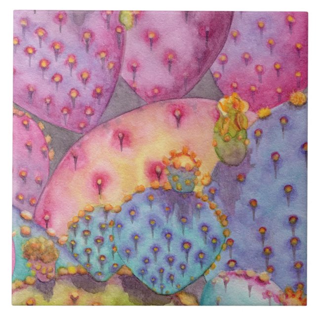 Hübsche Südwestkaktus-Küchen-Wand-Fliese Fliese (Vorderseite)