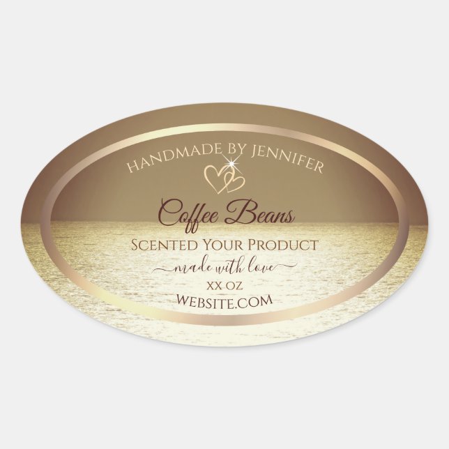 Hübsche Sun über die Etiketten für Ocean Design-Pr Ovaler Aufkleber (Vorderseite)