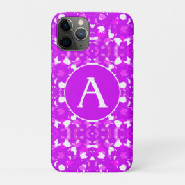 Hübsche symmetrische Zeichen in Rosa und Weiß Case-Mate iPhone Hülle