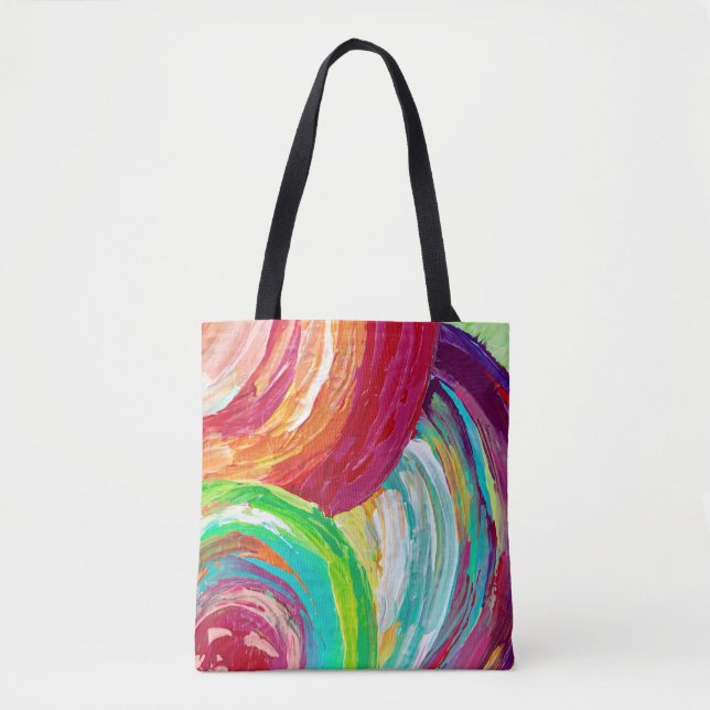 Hübsche Tasche der Regenbogen-Taschen-Tasche (Vorderseite)
