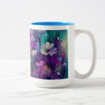 Hübsche Tasse mit blauem Geruch
