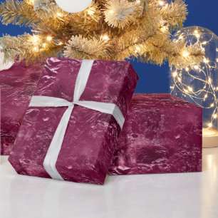 Hübsche, tiefrosa Krinkle Geschenkpapier