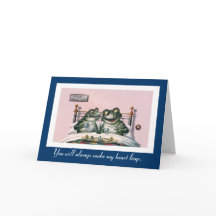 Hübsche Tiere - Niedliche Vintage Frösche Jahresta