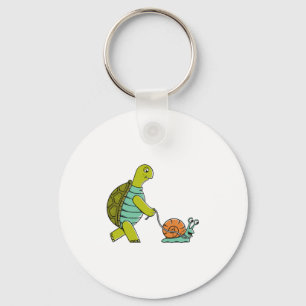 Hübsche Tiere, Schildkröten und Schnecken Schlüsselanhänger