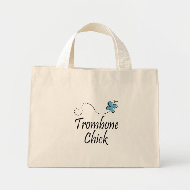 Hübsche Trombone-Totbeutel Mini Stoffbeutel (Vorne)