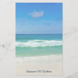 Hübsche tropische Küstenfotografie Briefpapier