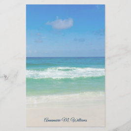 Hübsche tropische Küstenfotografie Briefpapier