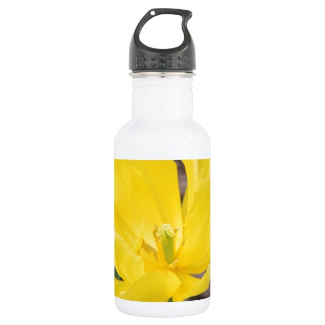 hübsche Tulpe Blume. Blumengarten Trinkflasche (Vorderseite)