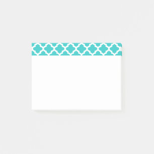 Hübsche Türkisfarbene Post-it-Notizen Post-it Klebezettel