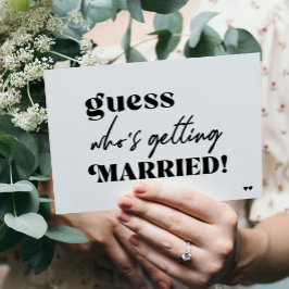 Hübsche Typografie Moderne lässige Hochzeit Einladung