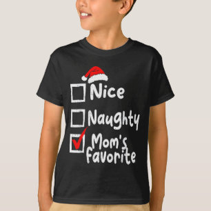 Hübsche unartige Lieblingsliste der Mama für lusti T-Shirt