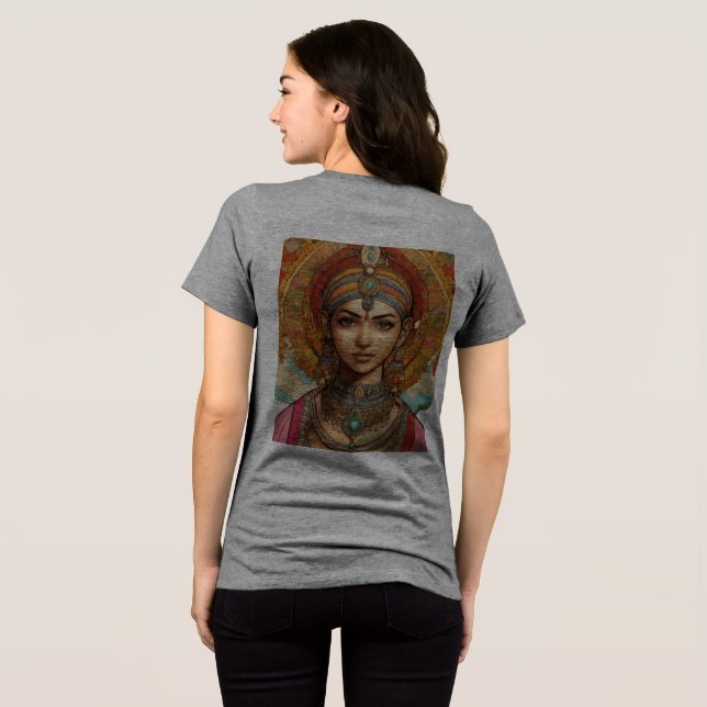 Hübsche und gedruckte T-Shirts (Rückseite voll)