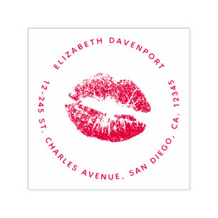 Hübsche und glamouröse Lippen Permastempel