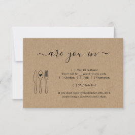 Hübsche und Niedliche Einladungskarte Einladung