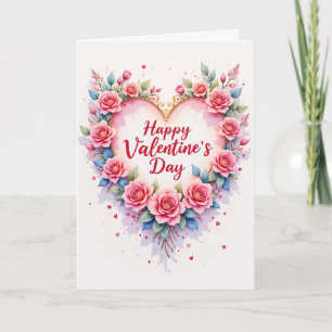 Hübsche Valentinstagskarte Karte