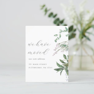 Hübsche Veränderung der Adresse, die wir übertrage Postkarte