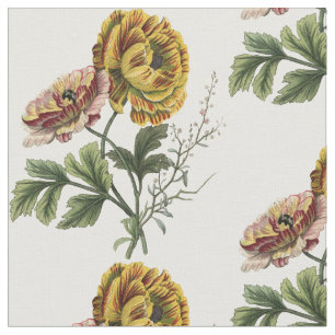 Hübsche Vintage Blume Stoff