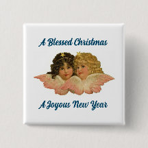 Hübsche Vintage Engel Button-Button