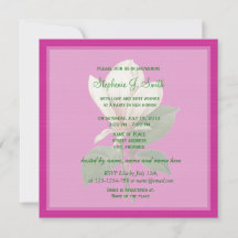 hübsche Vintage Magnolien Blume Rosa Brautparty