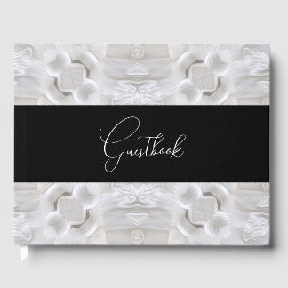 Hübsche Vintage Musterhochzeit Gästebuch