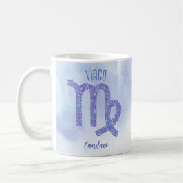 Hübsche Virgo Astrologie Signieren Personalisiert Kaffeetasse
