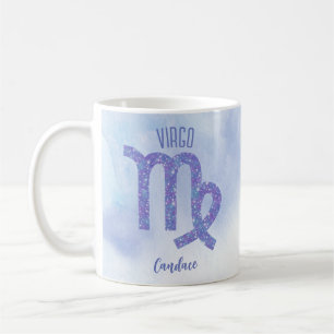 Hübsche Virgo Astrologie Signieren Personalisiert  Kaffeetasse