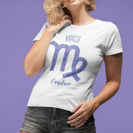 Hübsche Virgo Astrologie Signieren Personalisiert T-Shirt