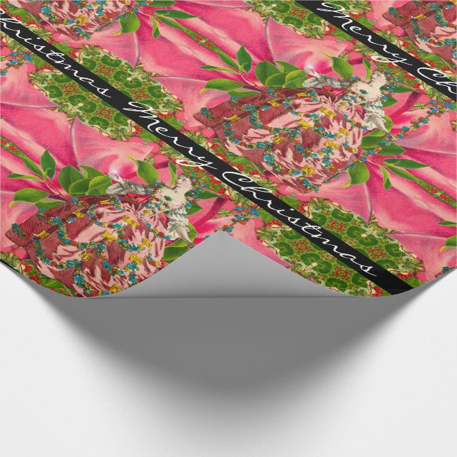 Hübsche Visionen von dem letzten viktorianischen Geschenkpapier (Ecke)