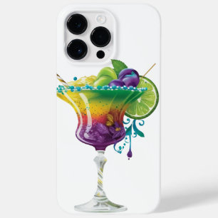 HÜBSCHE WASSERCOLOR MARDI GRAS GETRÄNKE Case-Mate iPhone 14 PRO MAX HÜLLE