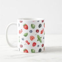 Hübsche Wasserfarbe Berry Muster Küche