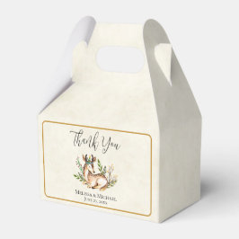 Hübsche Wasserfarben-Hirsche, die Boho ablegen Geschenkschachtel