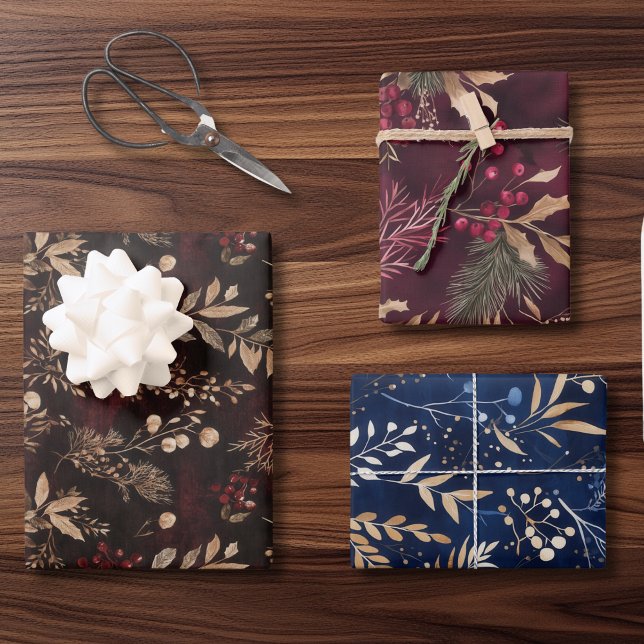 Hübsche Weihnachtsfolien Geschenkpapier Set (Von Creator hochgeladen)