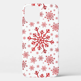 Hübsche Weihnachtsschneeflocken im Winterweiß Case-Mate iPhone Hülle