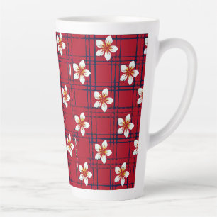 Hübsche weiße Blume Milchtasse