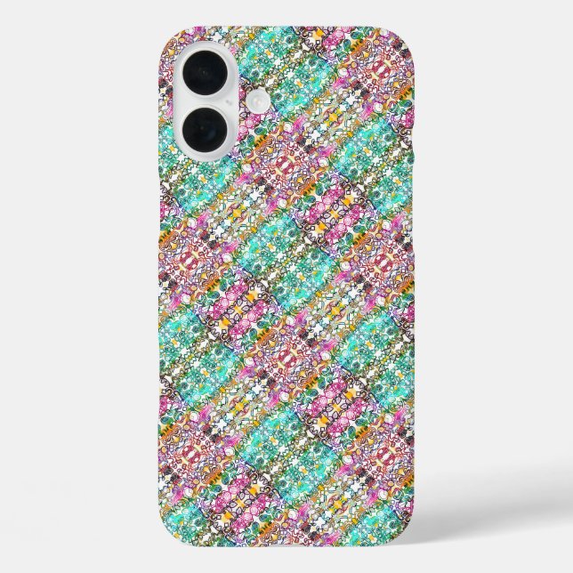 Hübsche weiße bunte Blumen  Case-Mate iPhone-Hülle iPhone Hülle (Rückseite)