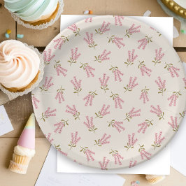 Hübsche Wildblumen Blumendusche Minimal Pappteller