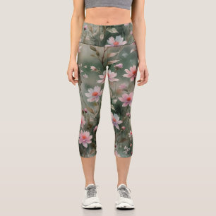 Hübsche Wildblumen Capri Leggings
