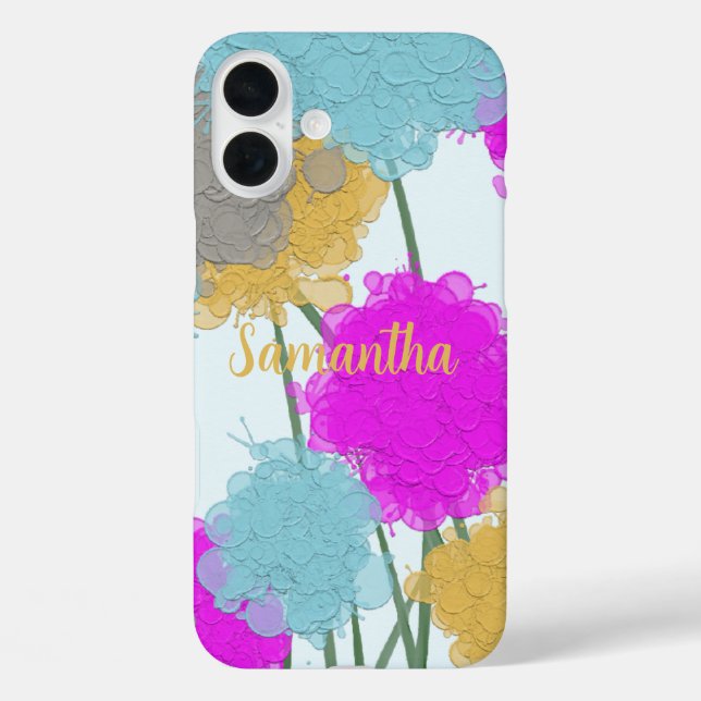 Hübsche Wildblumen Case-Mate iPhone Hülle (Rückseite)