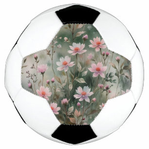 Hübsche Wildblumen Fußball